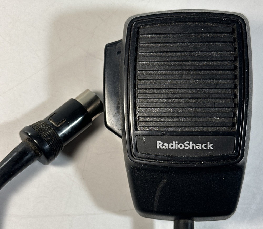 Radio Shack CB Mic Microphone 5 Pin Tested Working