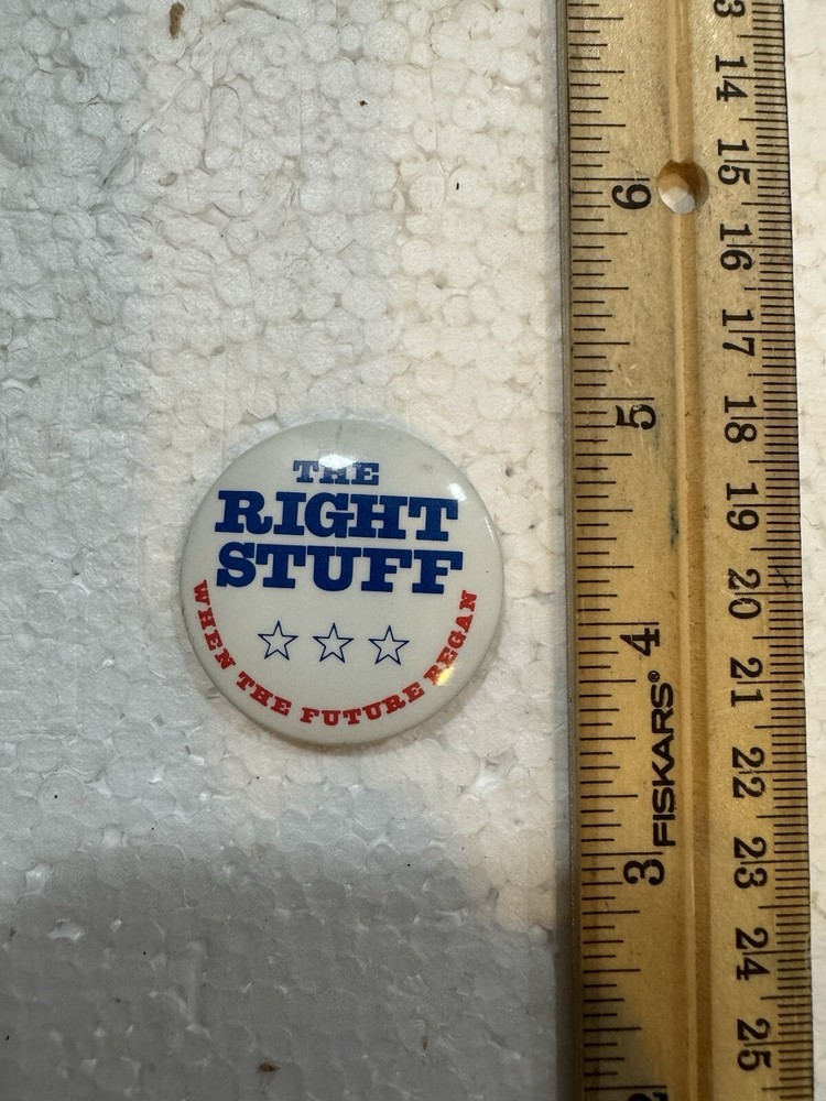 Vintage 1960’s NASA The Right Stuff Button