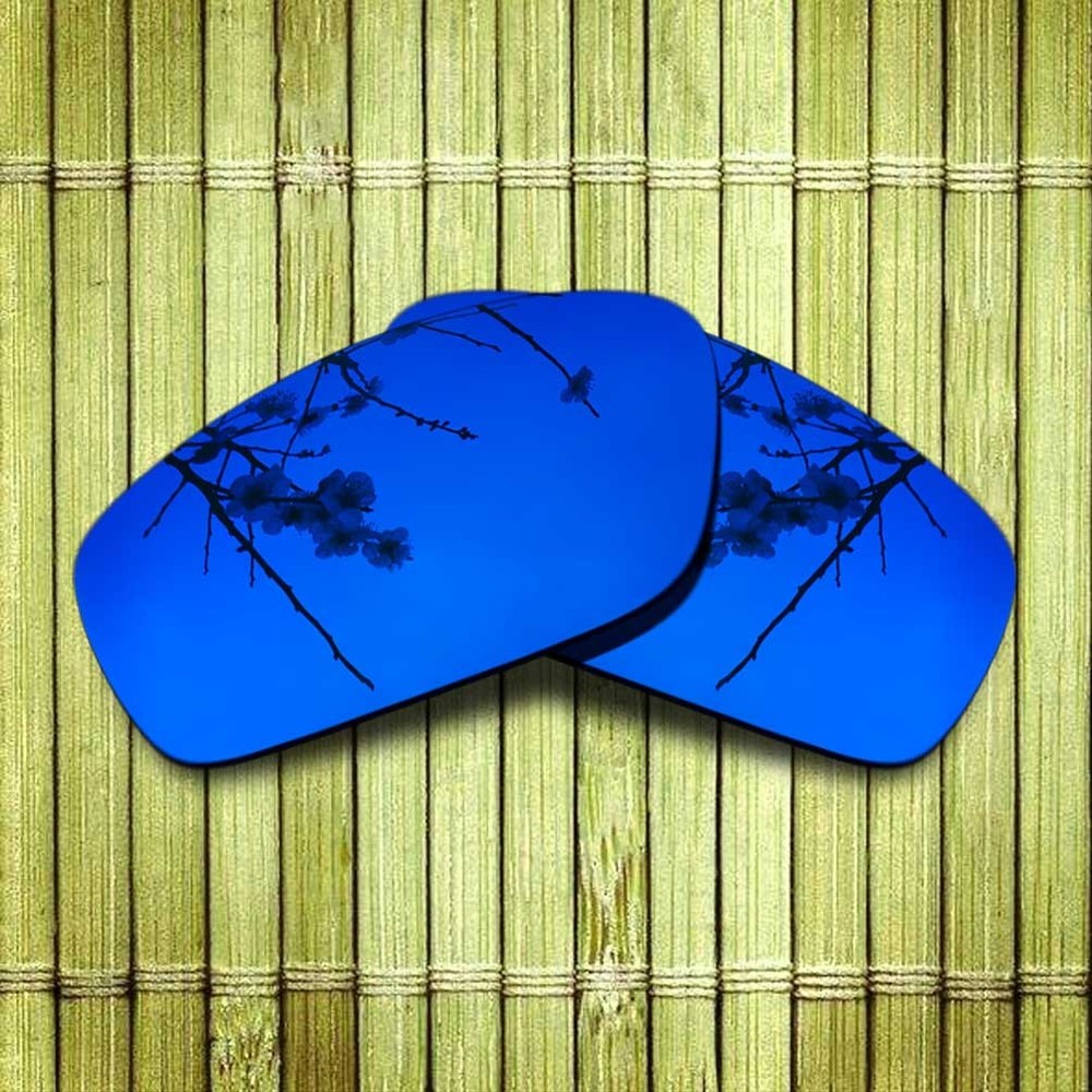 US Dark Blue Replacement Lenses for-Oakley Splinter Polarized