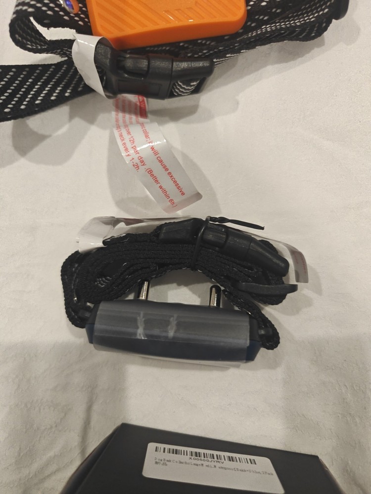 2 Pack KJKZO TC-007 Bark Training Collar Vibration Static/Shock Dog Control