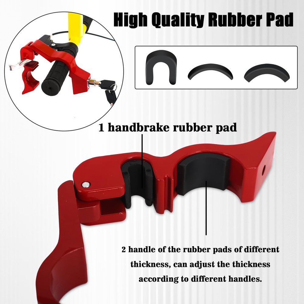 Universal Motorcycle Handlebar Lock Anti-Theft Adjustable Security for Scooter