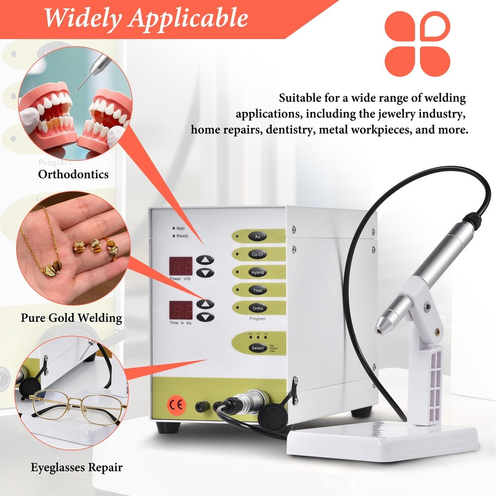 Jewelry Automatic Spot Welding Machine 110V 60HZ Pulse Argon arc Welding Machine