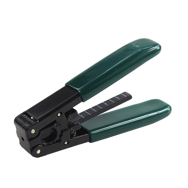 Three-port Fiber Optic Stripper Pliers Wire Strippers FTTH Cable Stripping Tools