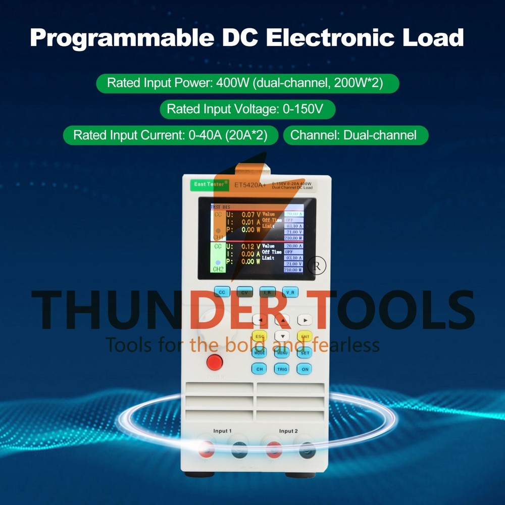 Thunder Tools East Tester ET5420A+ Programmable Dual-channel DC Electronic