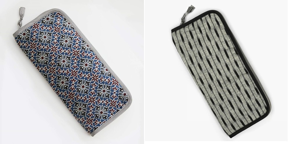 Lantern Moon Circular Needles Empty Case - Ikat or Ajrak