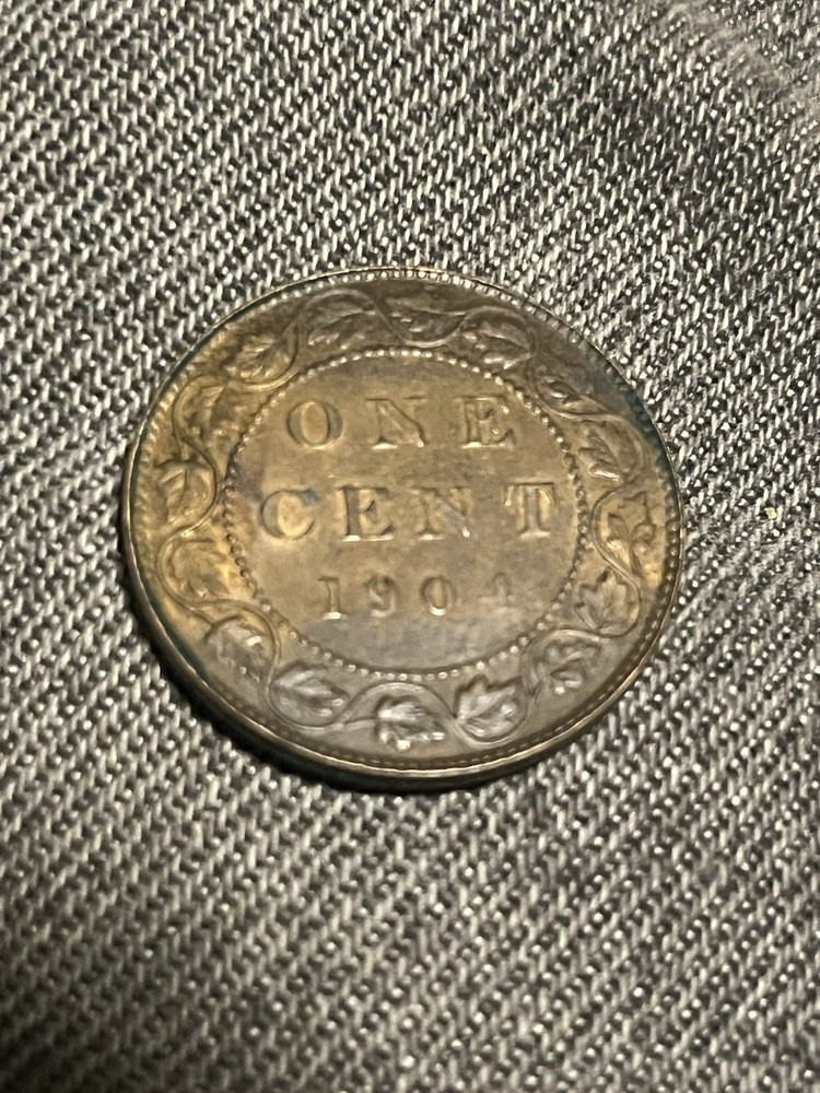 Canada Canadian 1 cent 1904 MS, RB