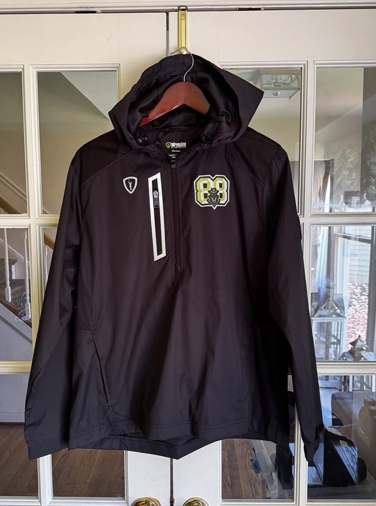 LACROSSE JACKET ADRENALINE DARTH CADER FULL ZIP PACKABLE WATERPROOF, Medium NWT!