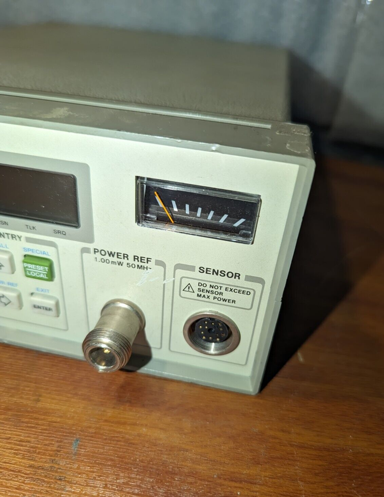 HP Hewlett Packard 437B Power Meter W/O Sensor, Pre-Owned.