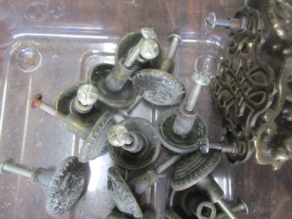 Vintage Drawer Cabinet Handle Pull Lot