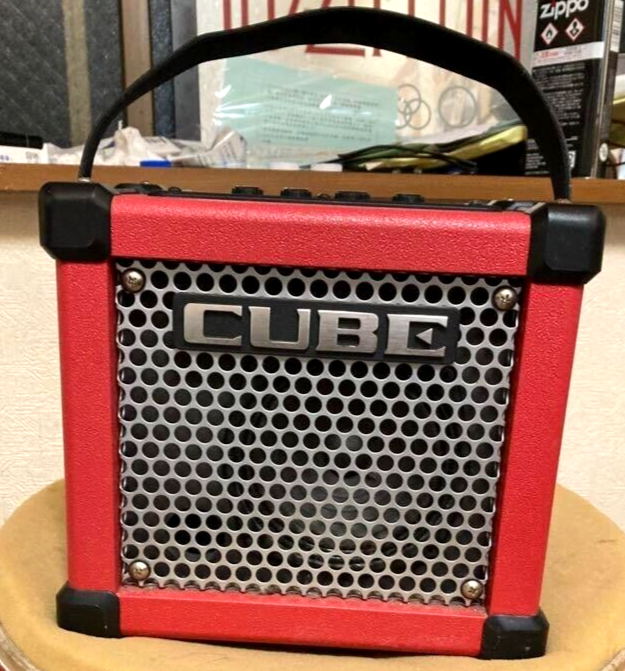 ROLAND MICRO CUBE GX Red Guitar Amp From Japan