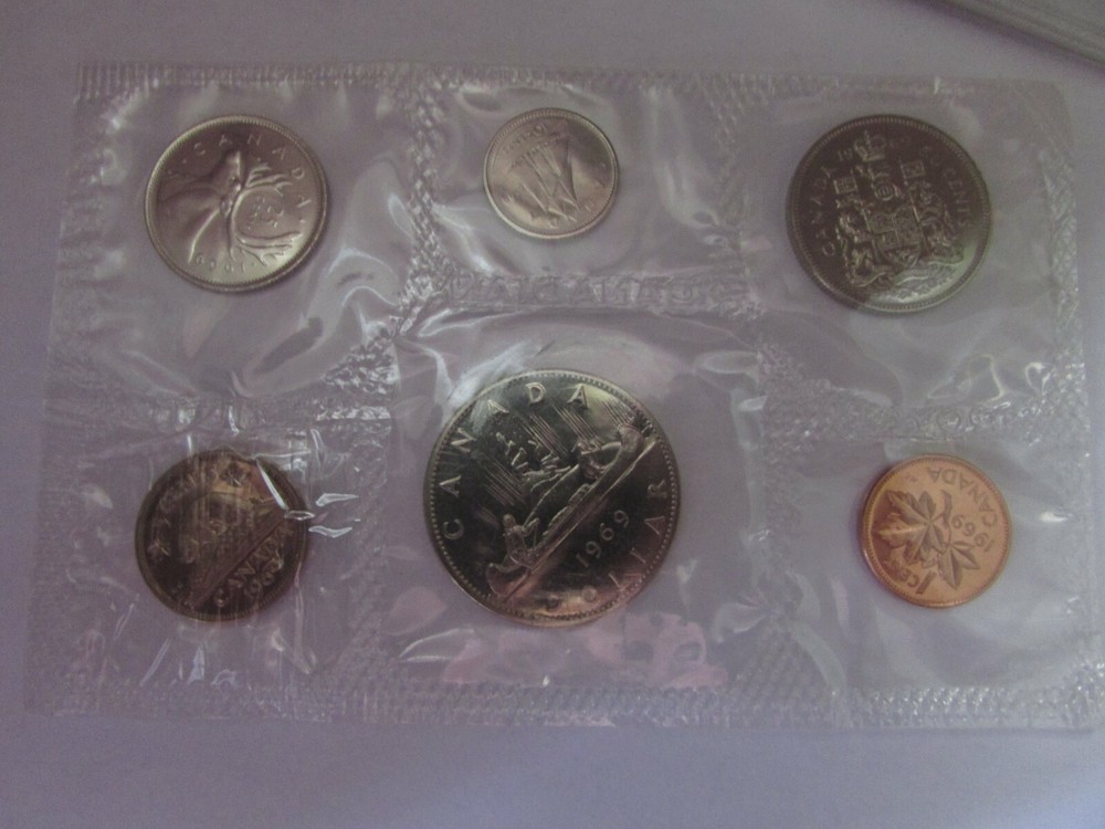 Canada 1969 Proof Like PL Coin Set UNC