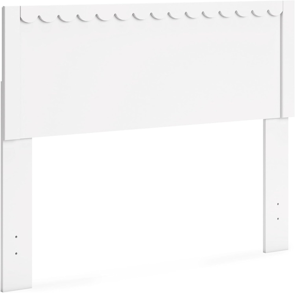 Hallityn Coastal Panel Headboard, Full, White