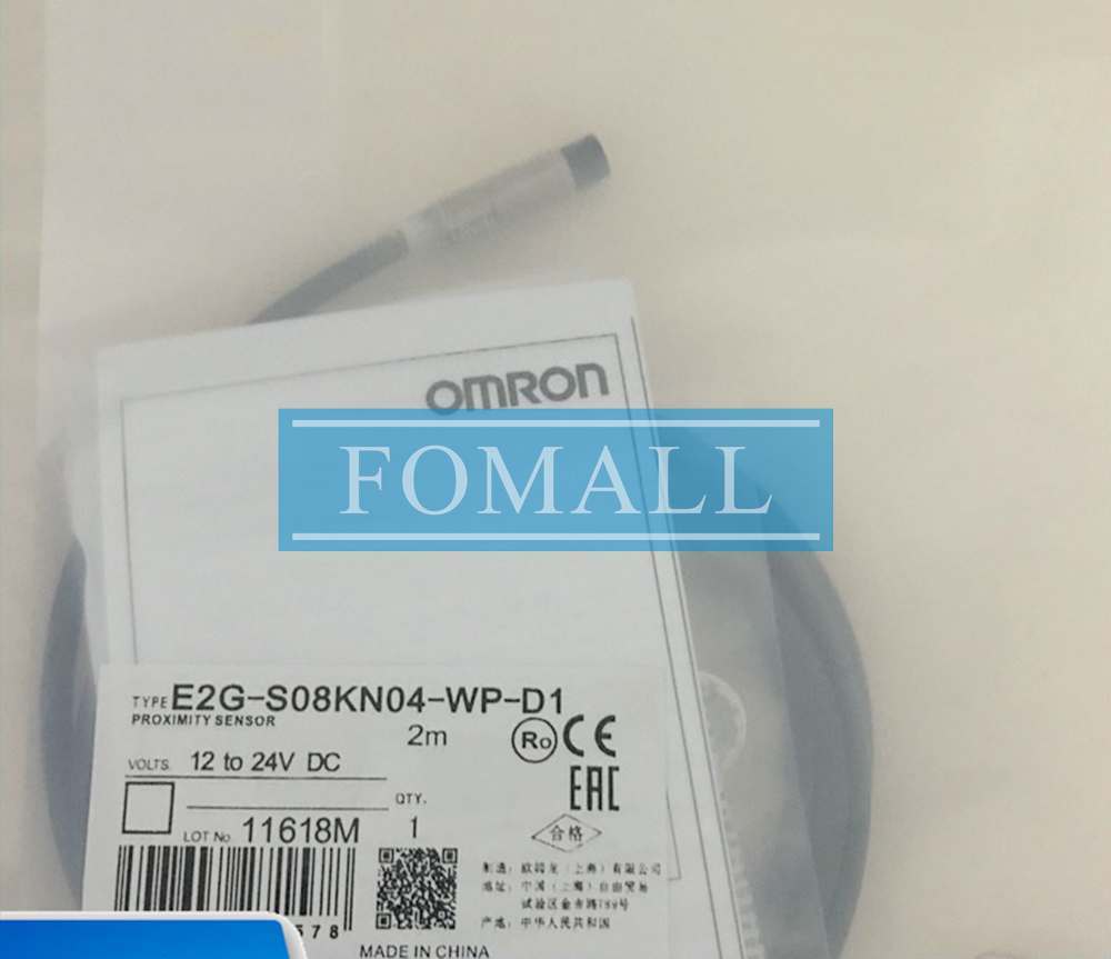 1Pcs New Proximity switch sensor E2G-S08KN04-WP-D1 2m