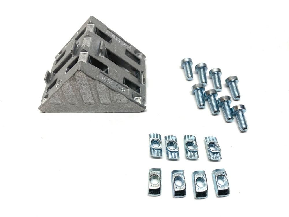 Bosch Rexroth 3842523549 Angle Gusset 60x60 8/8 Set