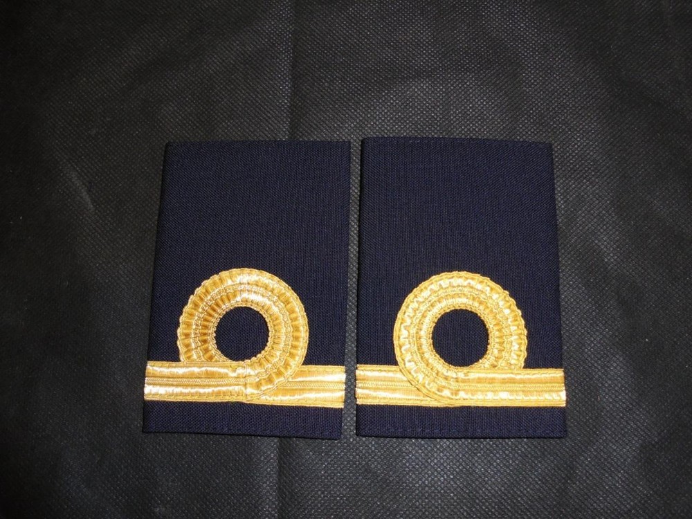 Genuine Royal Naval Officers Current Rank Slides / Epaulettes Assorted Ranks