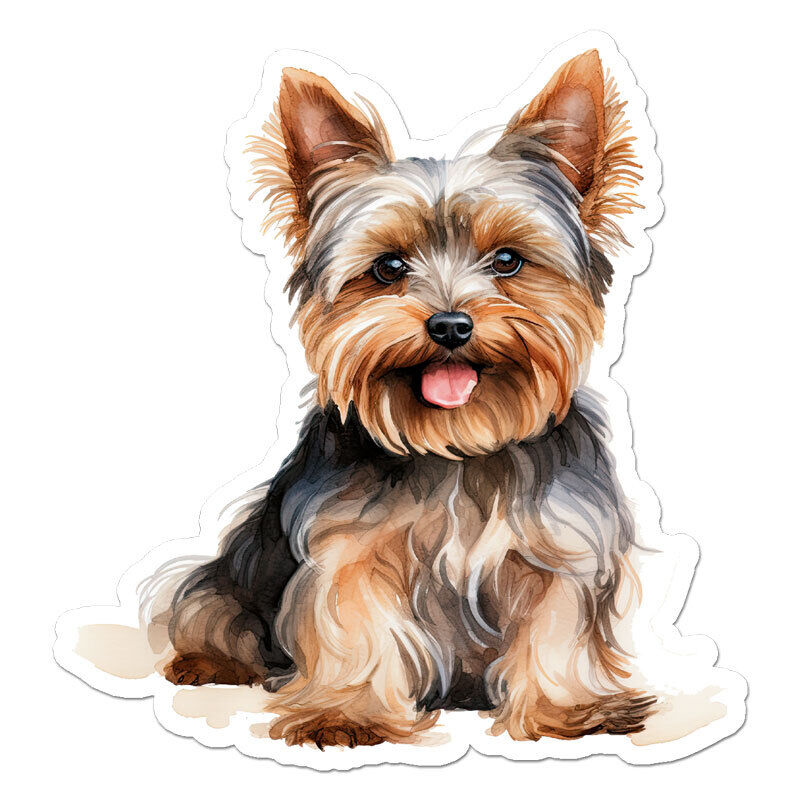 Yorkie Yorkshire Terrier Sticker Decal