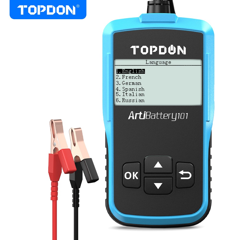 TOPDON AB101 Car Battery Tester Electrical System Diagnostic & Analysis Tool
