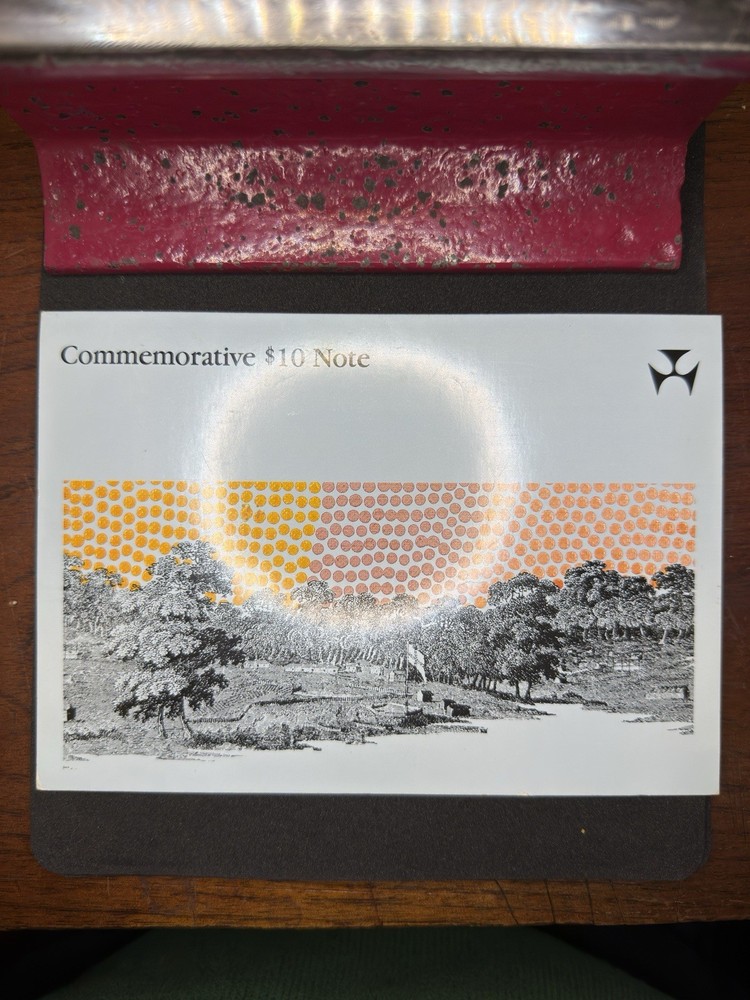 1988 $10 Bicentennial Polymer Note X2