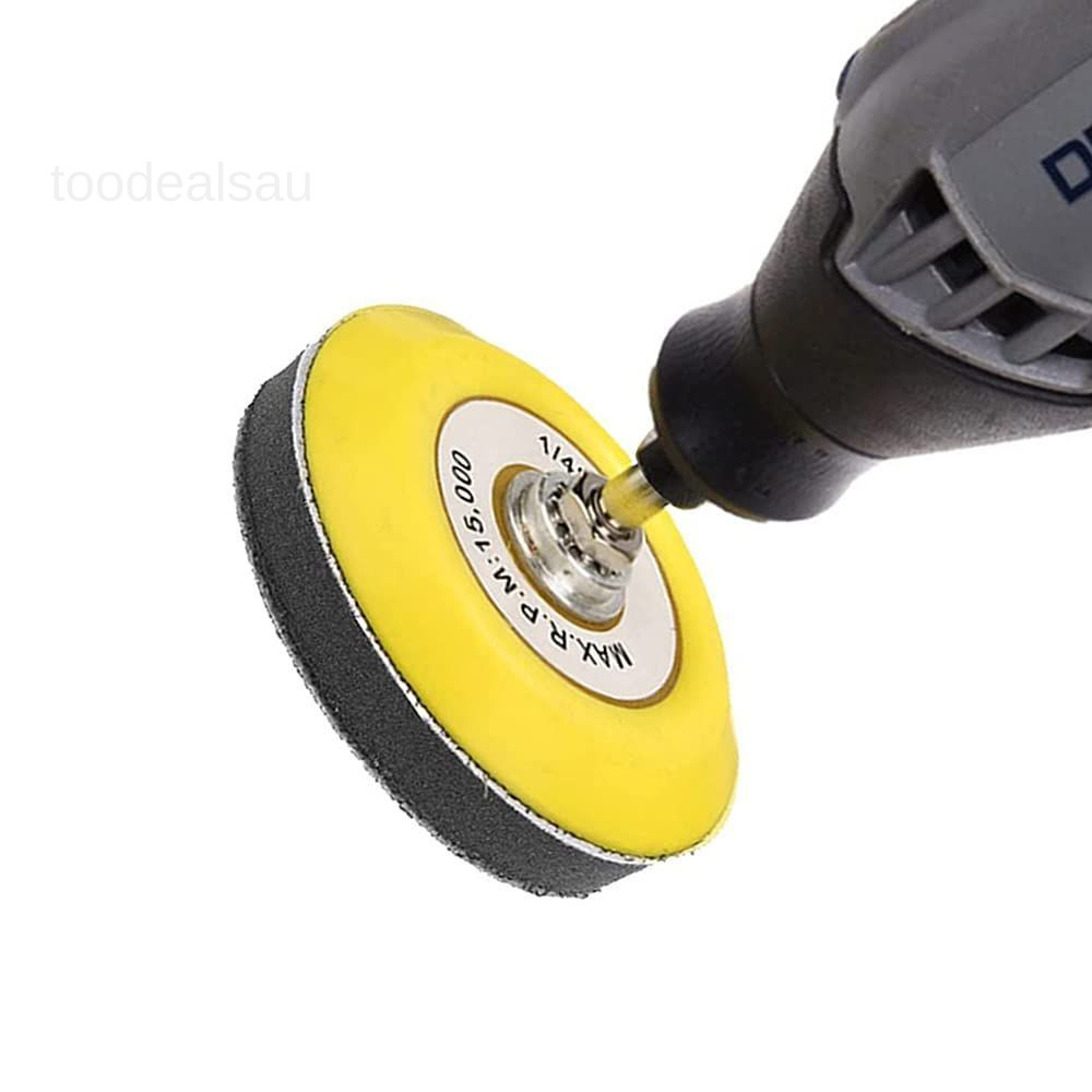 2 Packs 3 Inch Hook and Loop Sanding Backing Pads with Soft Foam Layer Buffering