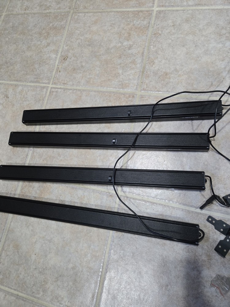 4x 24” REEF BRITE XHO blue Bundle with brackets and controller for apex reef led