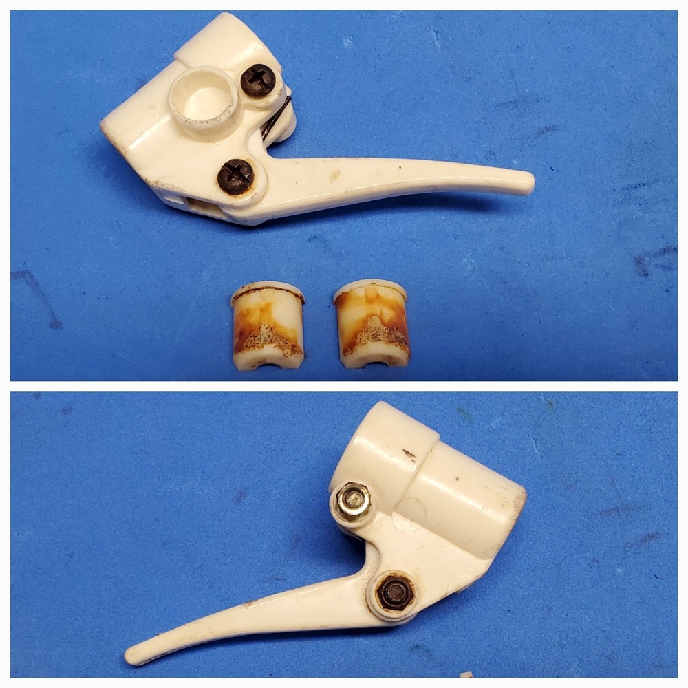 Mantis Tiller 7222E 7222M 7222 White Throttle Pull Trigger Assembly w/ Inserts