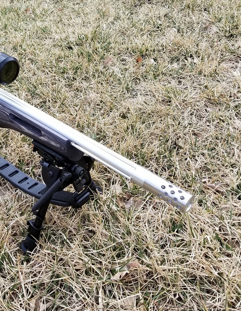 Ruger 10/22 Muzzle Brake/Compensator .920" O.D. 1/2-28 22LR