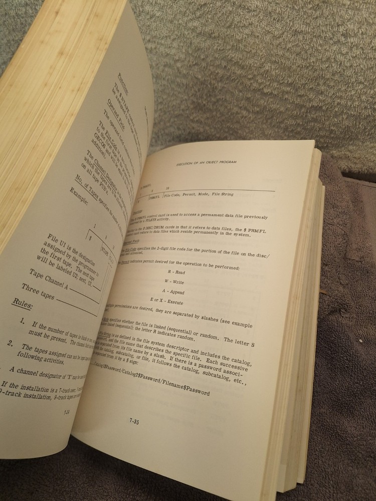 Vintage GE-600 Series GMAP Training Manual Program Language Book