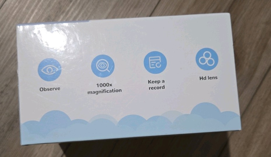 Portable Mini Microscope for Kids 1000x Microscope Magnification