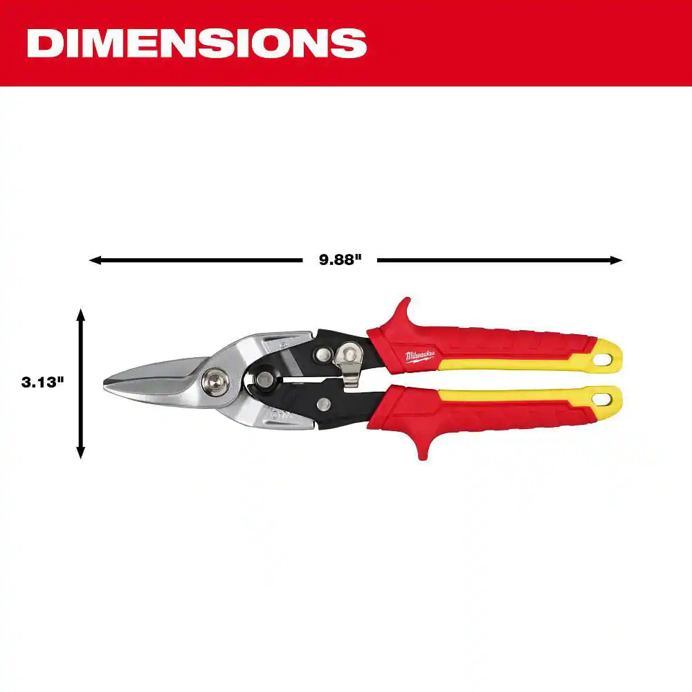10 In. Straight-Cut Aviation Snips