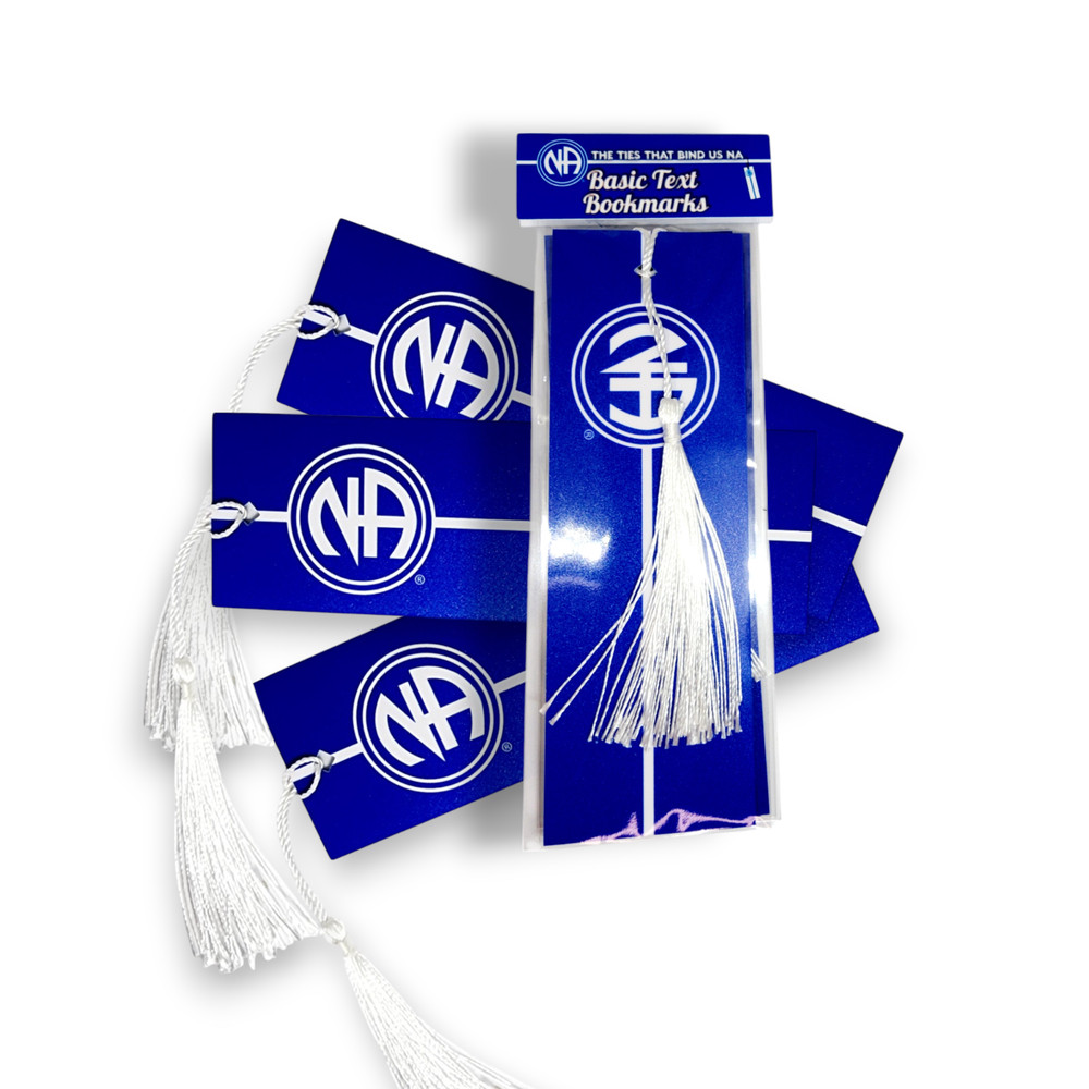 NA Basic Text Bookmarks set Narcotics Anonymous recovery bookmark - 12 Step