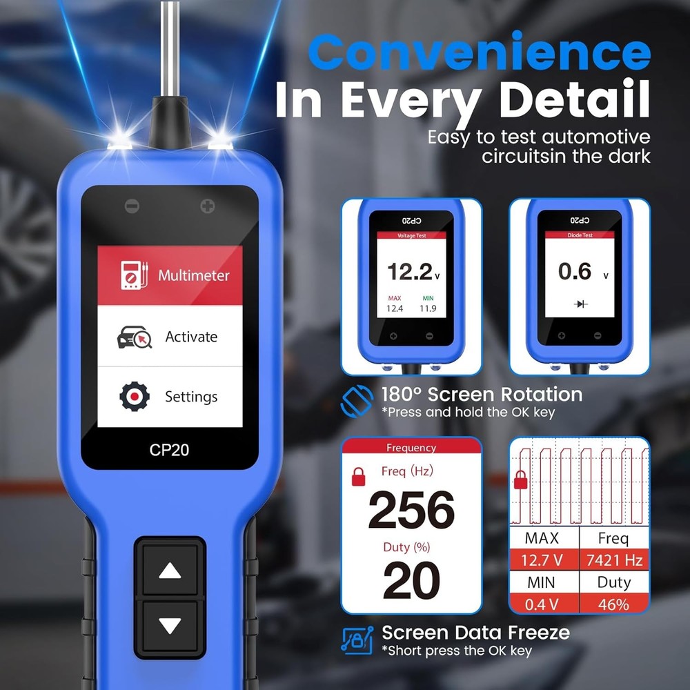 CP20 Automotive Car Multimeter Professional Electrical Testing Tool
