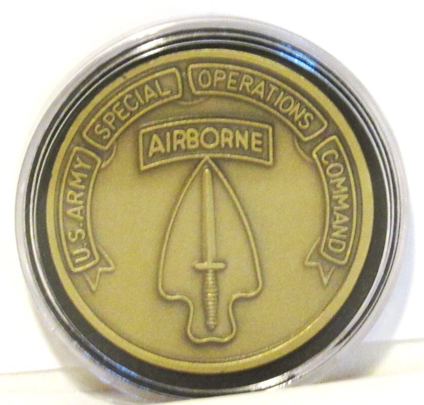 U.S. Army Challenge Coin - Special Forces - Special Operations Command