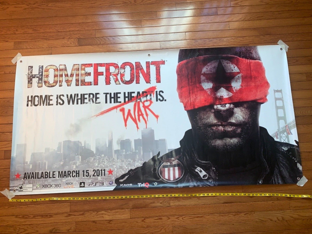 2011 Homefront PS3 Promo Banner 6ftx3ft Double Sided