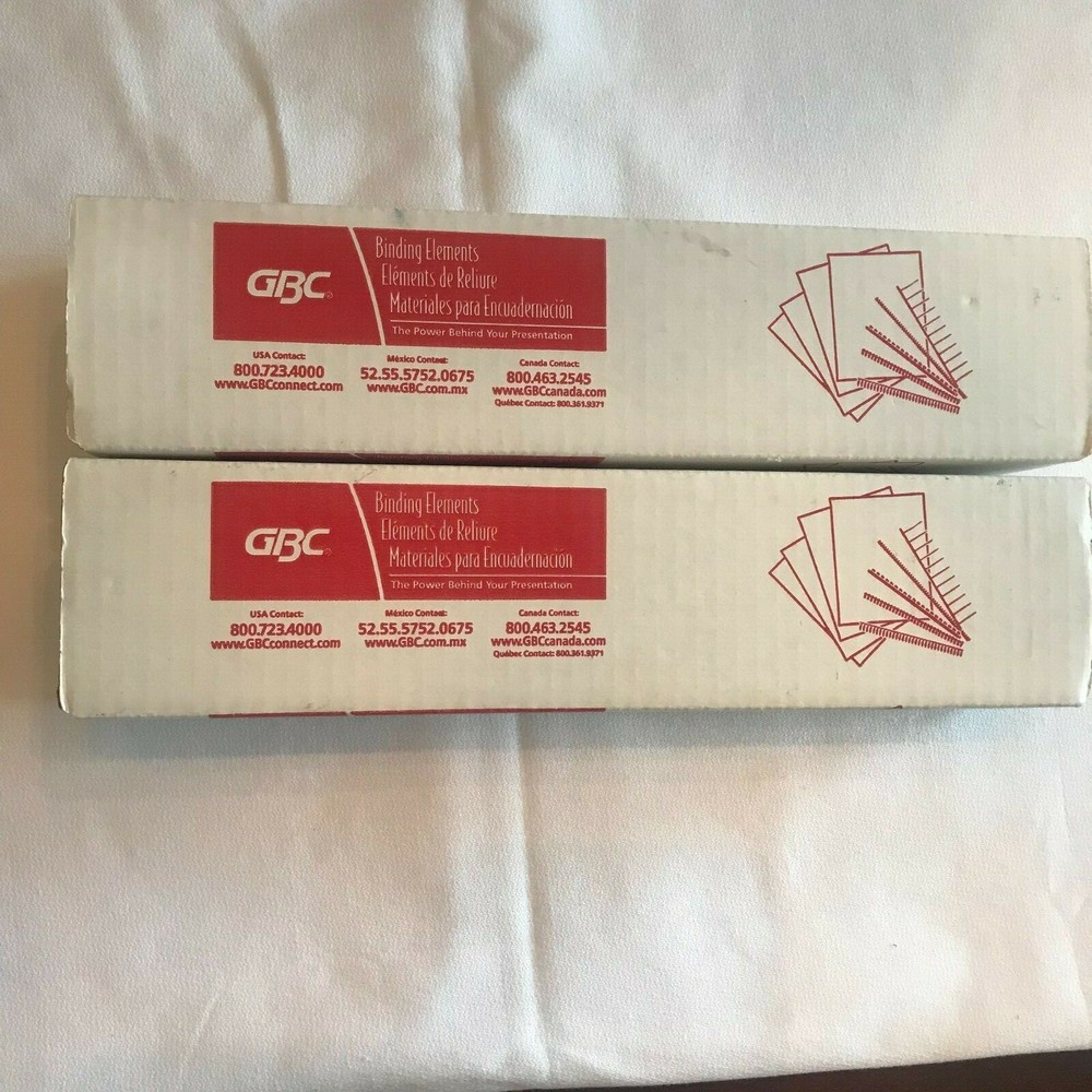 GBC Binding Elements  (4 opened packages)