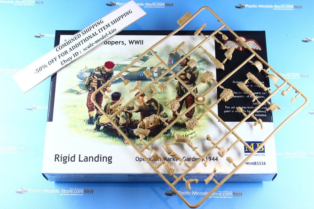 Master Box 3534 British paratroopers, 1944. Kit 2 1/35 scale