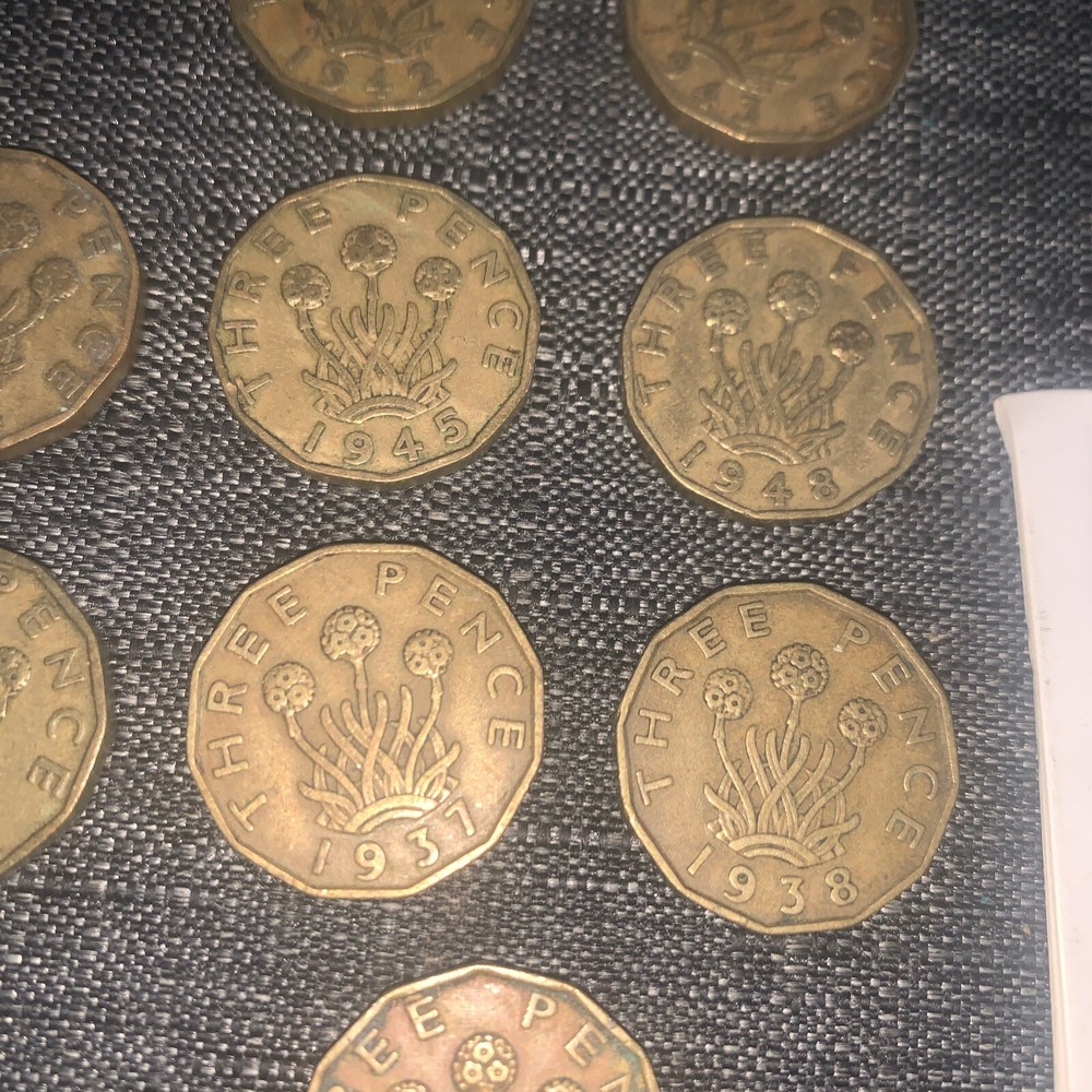 Bundle Of 3D BRITISH COINS ALL DIFFERENT DATED
