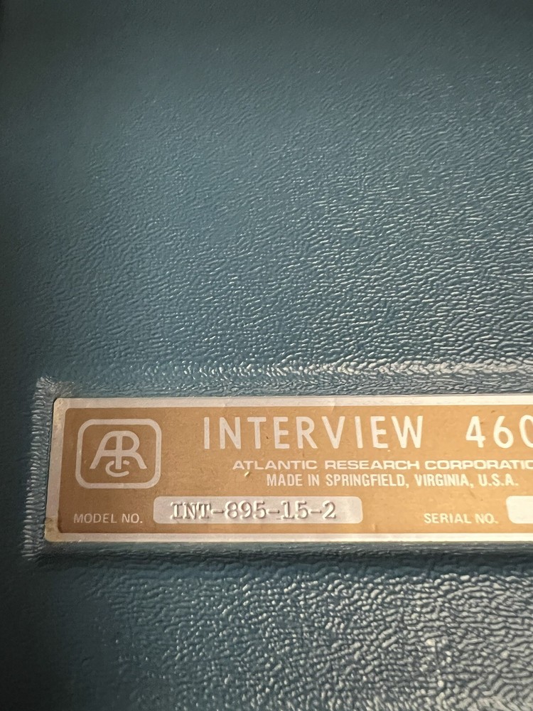 VINTAGE ARC Interview 4600 INT-895-15 Data Protocol Analyzer