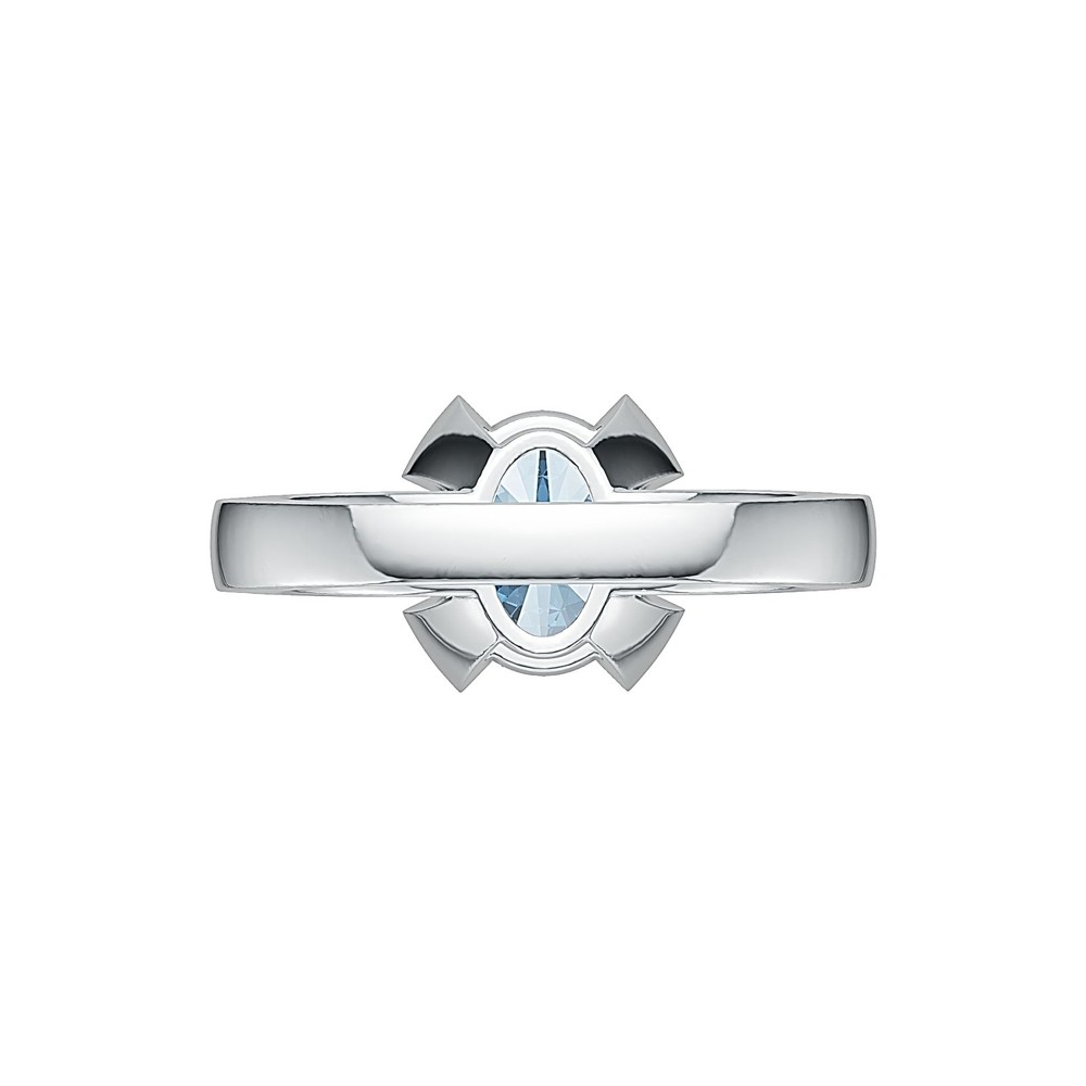 Sterling Silver Semi Mount Ring Setting Oval OV 10X8MM