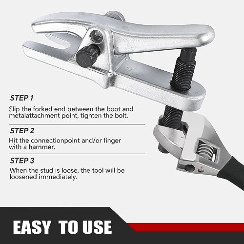 Universal Ball Joint Separator | Heavy Duty Remover Tool for Separating Arms,