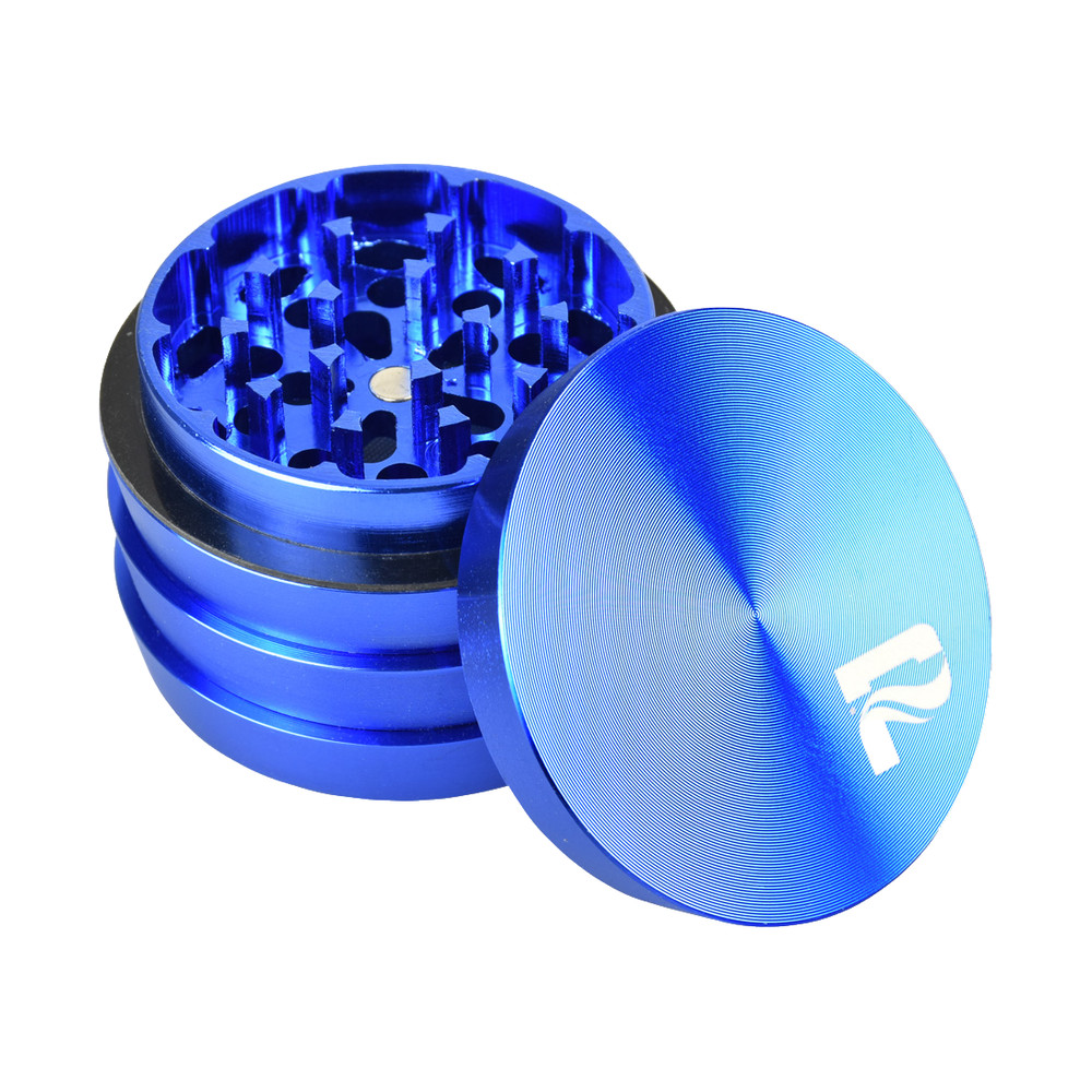 Pulsar Tiered Aluminum Grinder | 4pc | Blue | 2"
