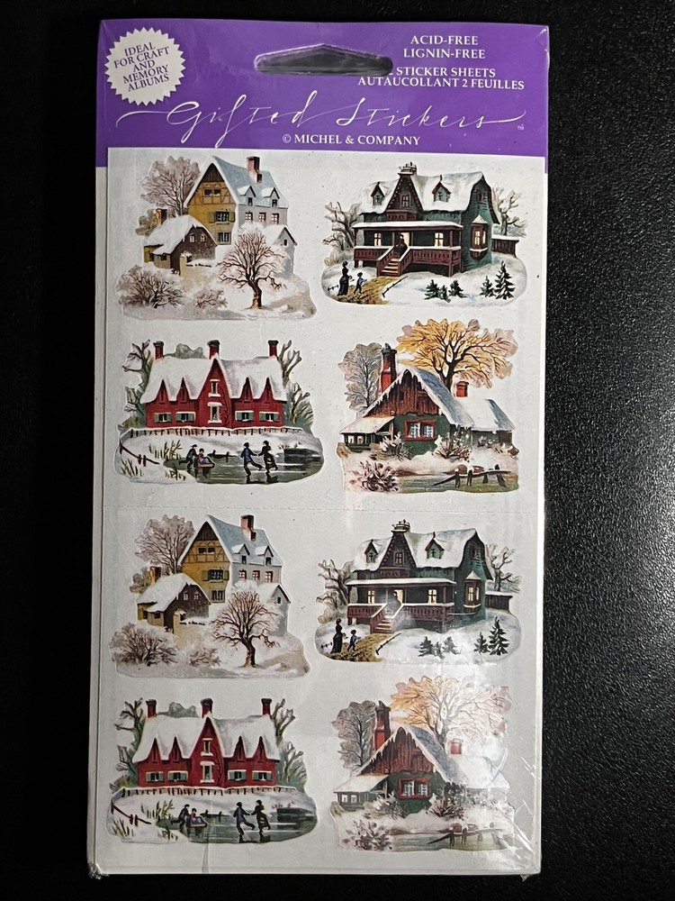 🚨🚨🚨Vintage Christmas stickers🚨🚨🚨 3 Christmas Sheets