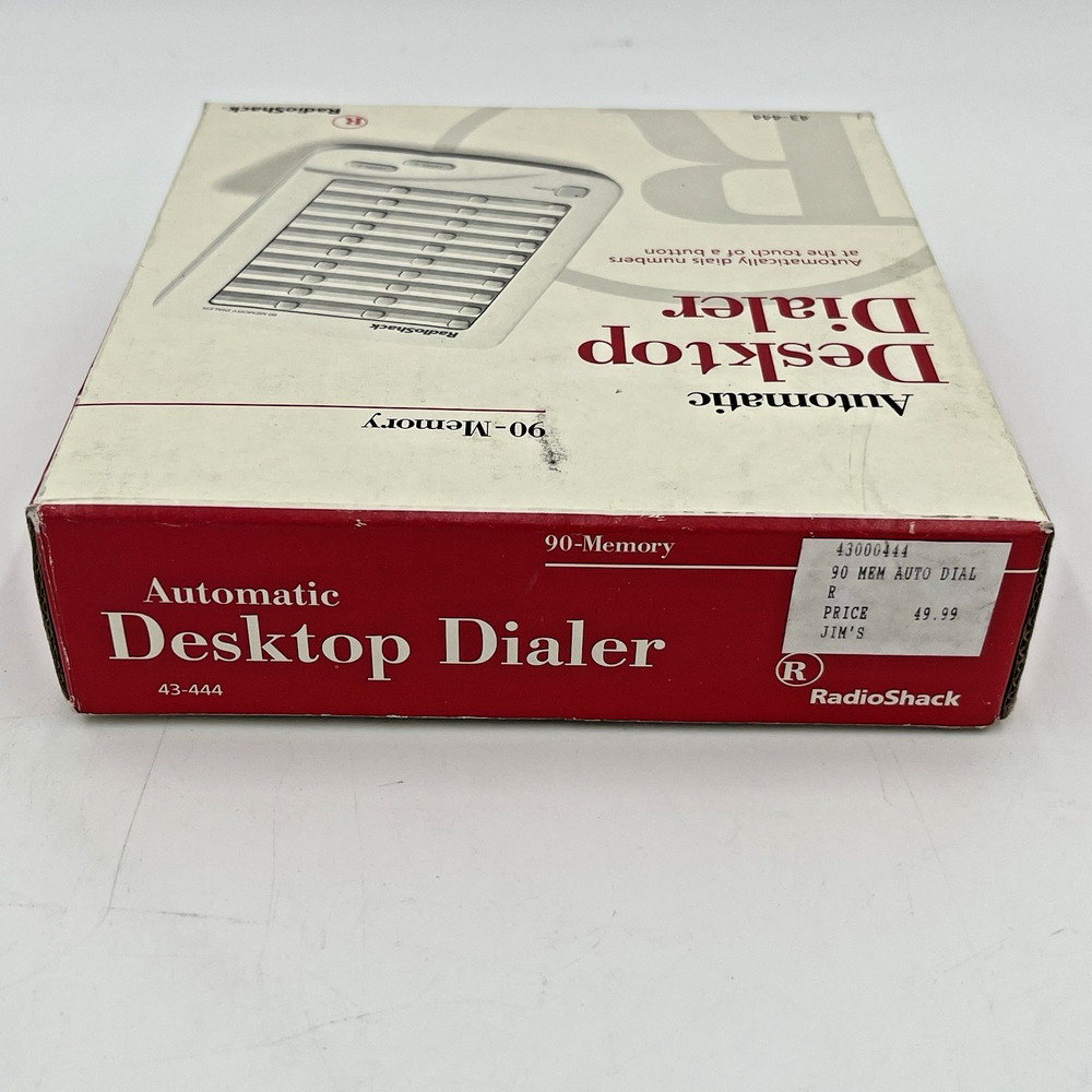 Radio Shack Automatic Desktop Dialer 90-Memory 43-444 New
