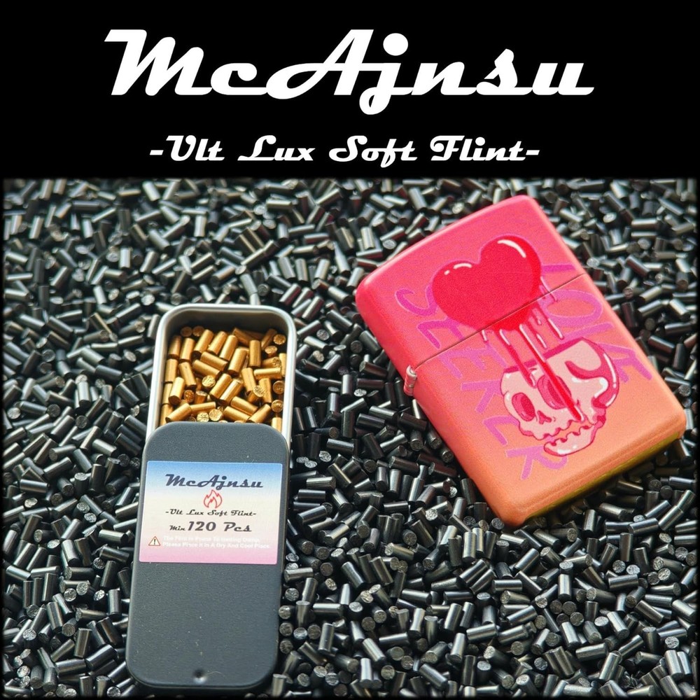 120Pcs Premium Lighter Flints | Universal Refills for reusable lighter Clipper &