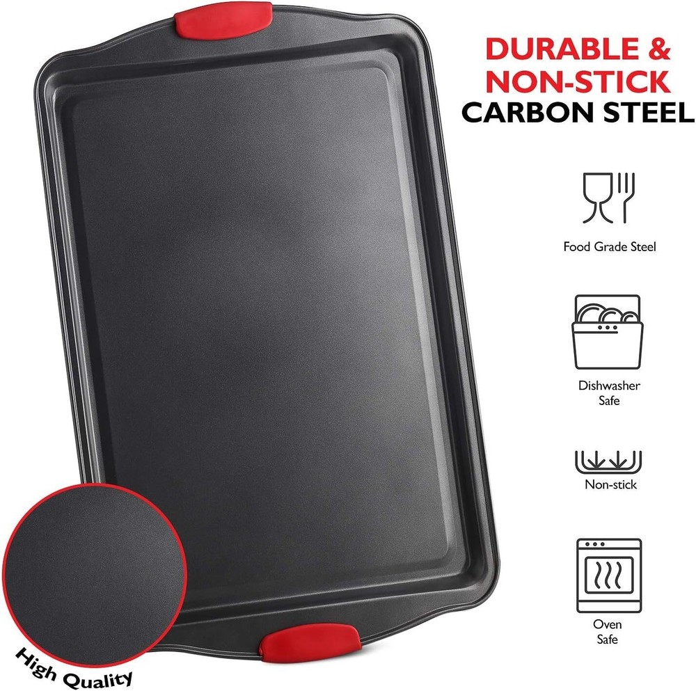 39PC Baking Pan Set Nonstick Bakeware Sets Cookie Sheets for Baking Nonstick Set