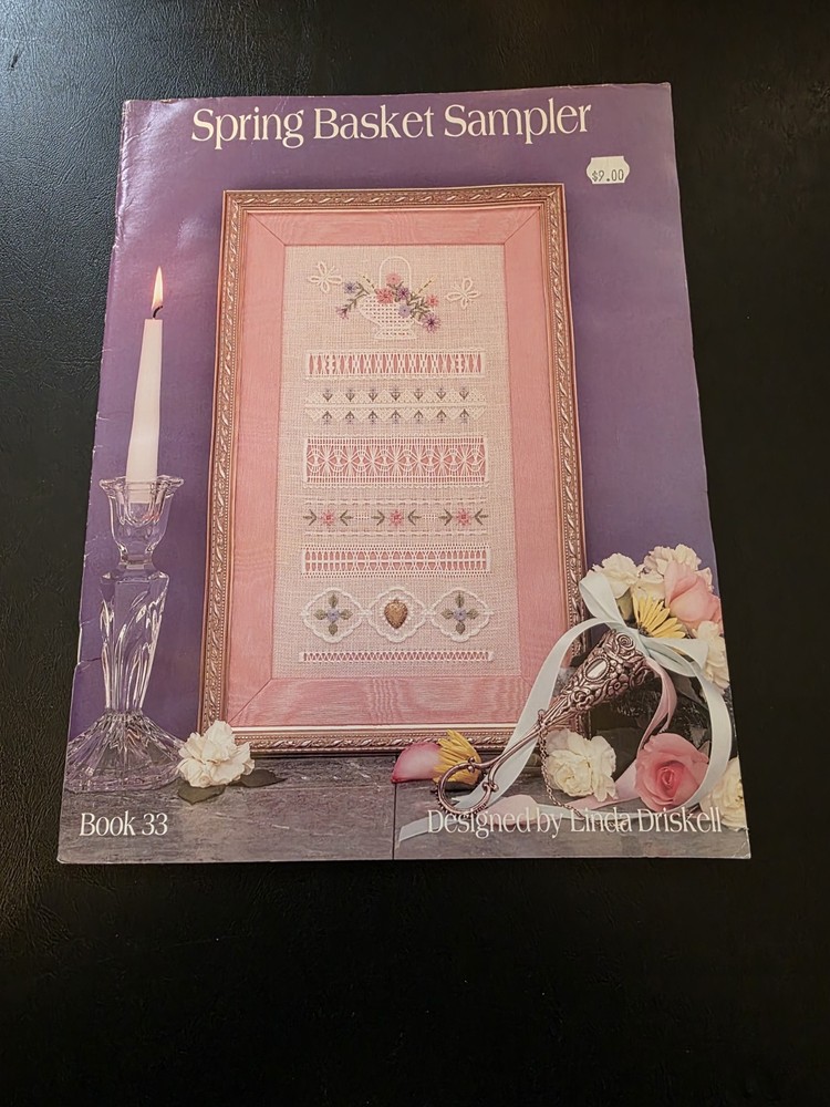 Designs by Linda Driskell Book 33 SPRING BASKET SAMPLER Hardanger
