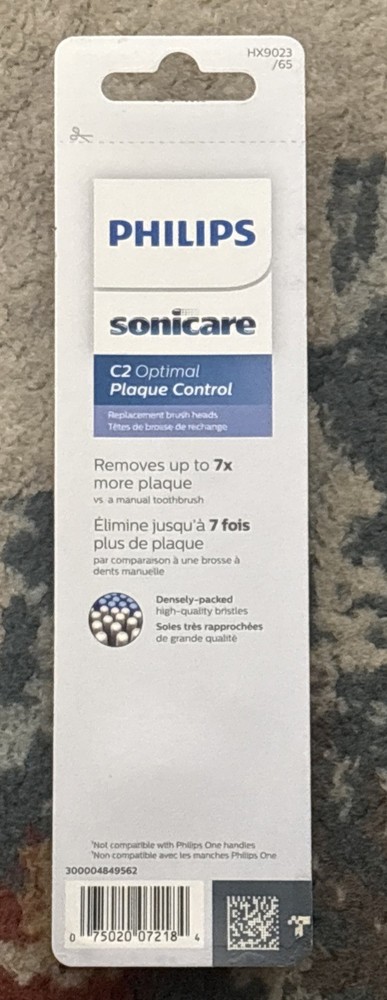 Philips Sonicare C2 Optimal Plaque Control Replacement Head (HX9023/65)