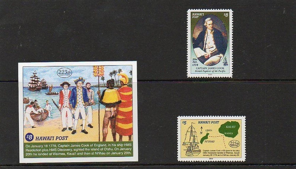 2003 HAWAII privat courier post - James Cook