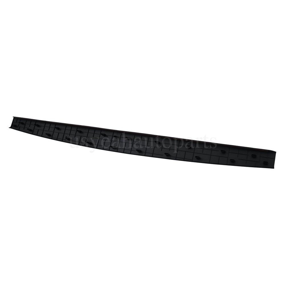Fit For 2014-2019 Sierra Silverado Black Tailgate Cap Molding Top Protector Trim