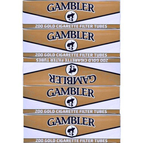Gambler Light King Size Cigarette Tubes (5-Boxes)
