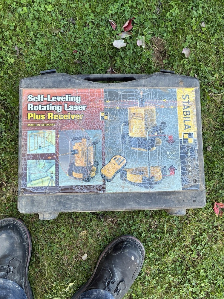 Stabila Laser Self-Leveling Rotating Laser Only Laser and The Triplot Level